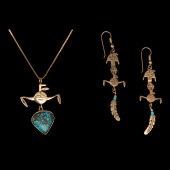 ANDY KIRK, GOLD AND TURQUOISE