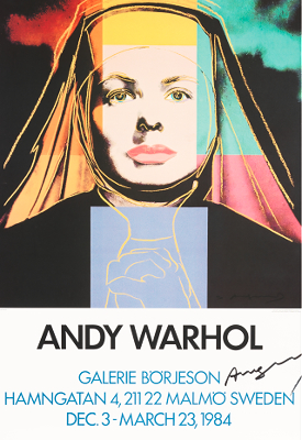 Andy Warhol Autographed