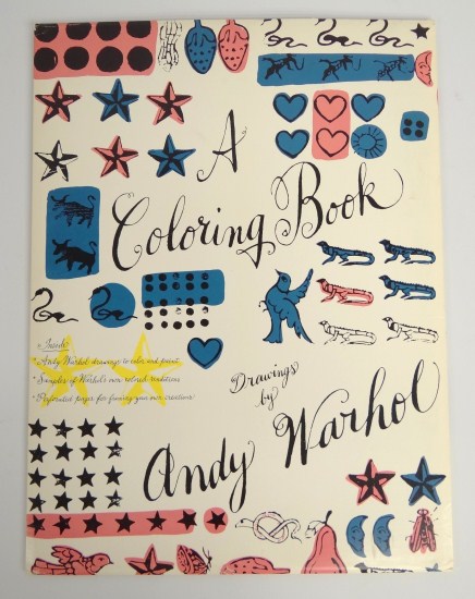 Andy Warhol coloring book ''A