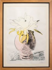 ANDY WARHOL "FLOWERS (HAND COL