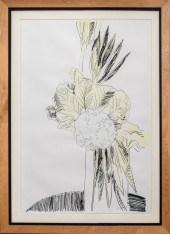 ANDY WARHOL "FLOWERS (HAND COL