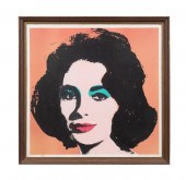 ANDY WARHOL 'LIZ' OFFSET LITHO