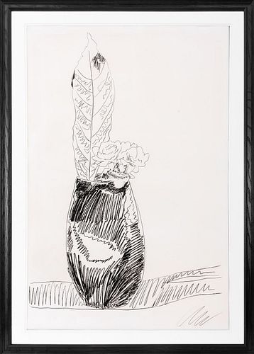 ANDY WARHOL &QUOT;FLOWERS (BLACK