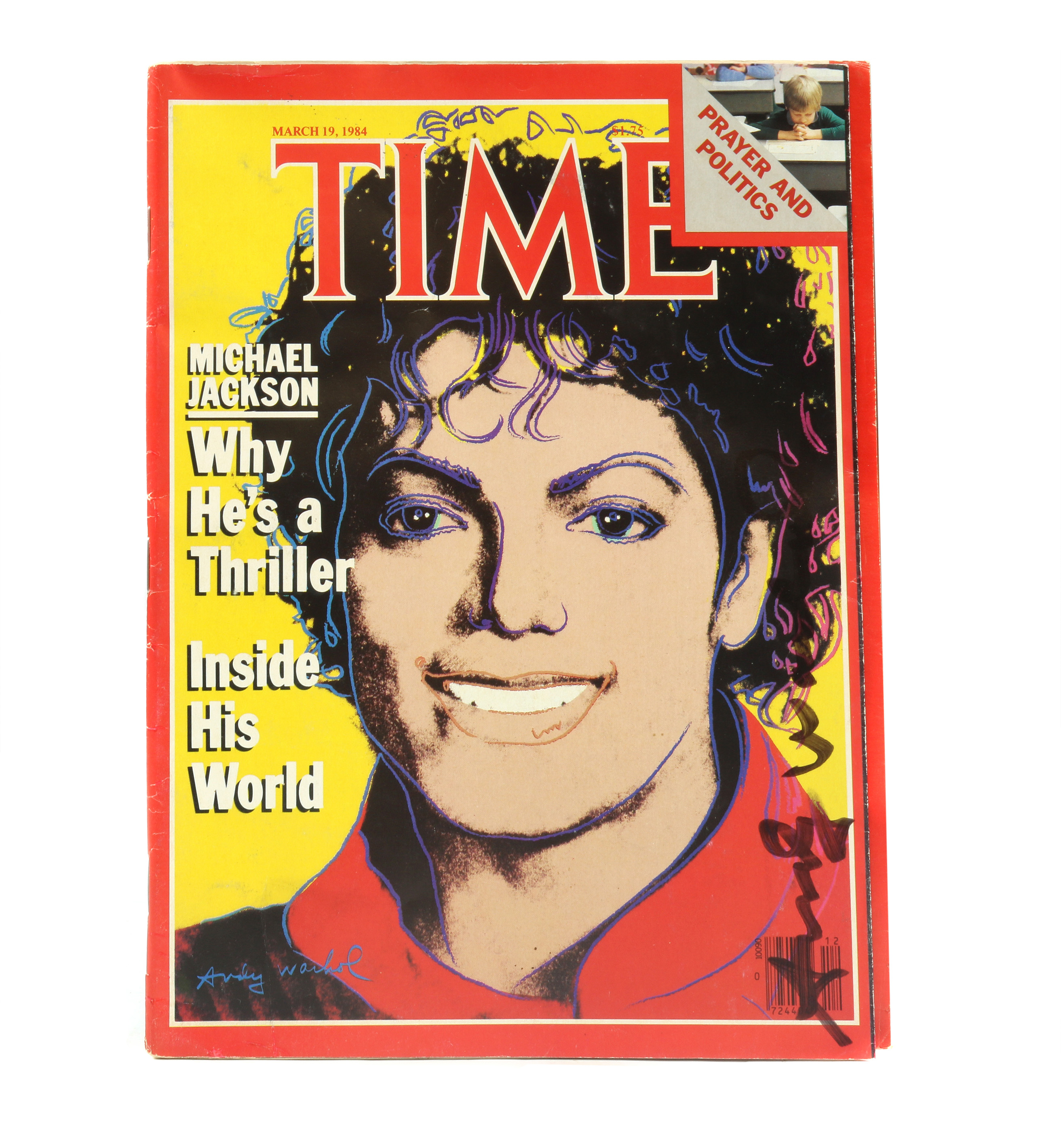 ANDY WARHOL SIGNED  3/19/1984