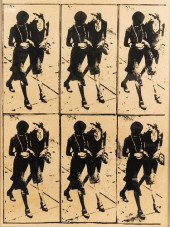 ANDY WARHOL STYLE REPEATING SE