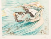 ANGEL AND SPIRITS PRINT, SIGNE