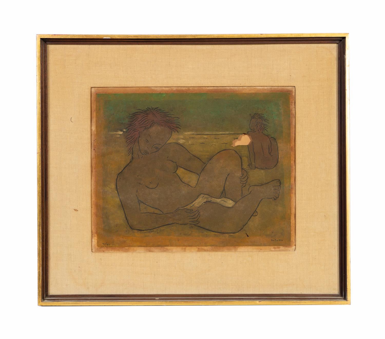 ANGEL BOTELLO "2 NUDES AT THE