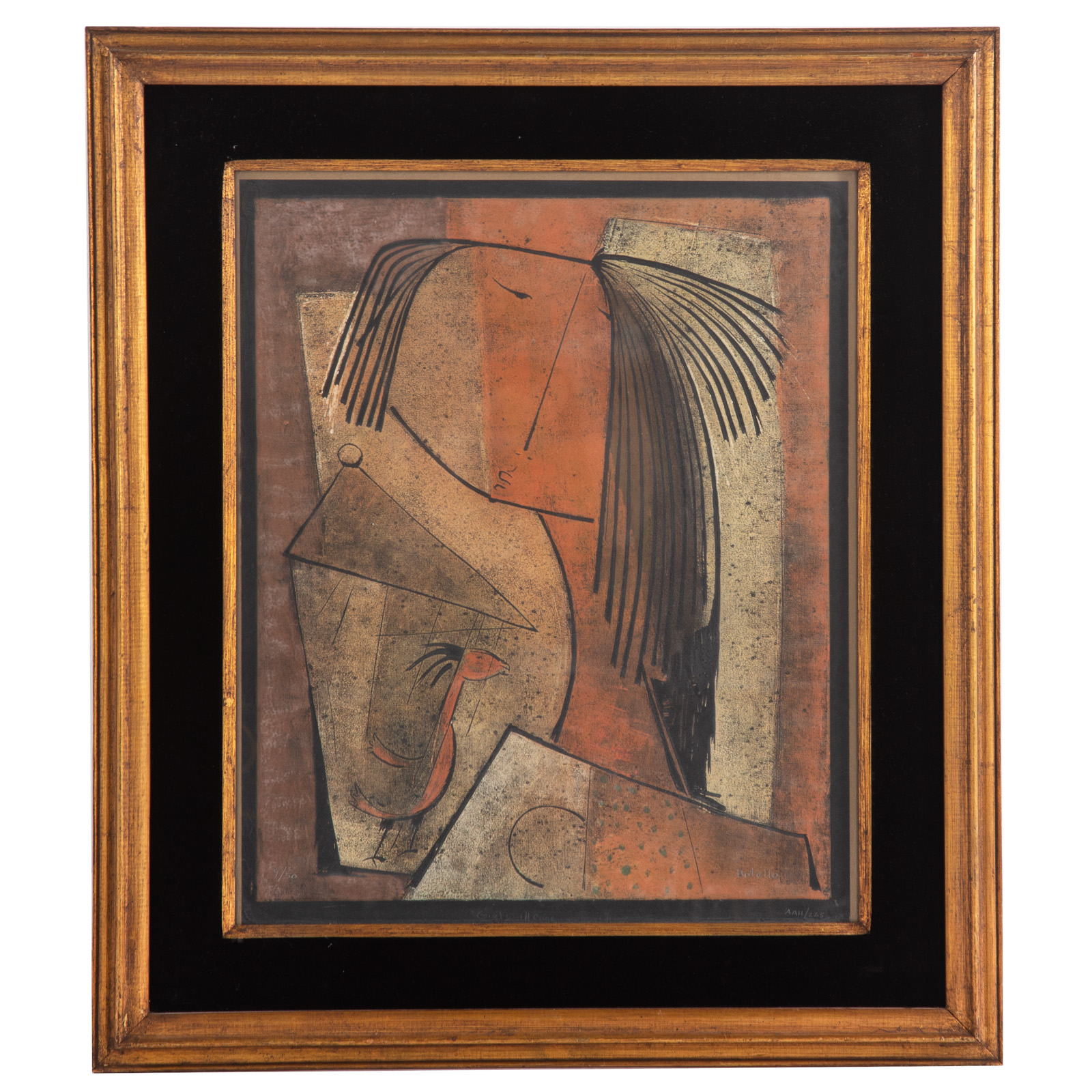 ANGEL BOTELLO. "GIRL WITH CAGE,"