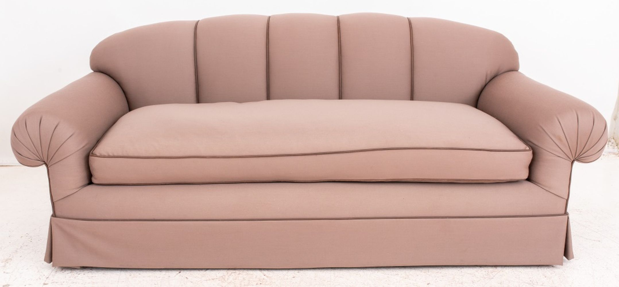 ANGELO DONGHIA STYLE CHANNELED SOFA