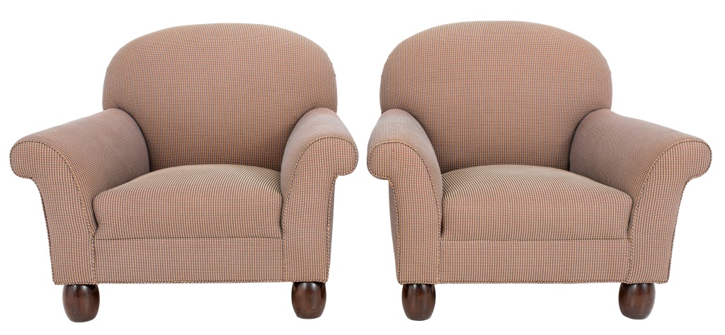 ANGELO DONGHIA STYLE CLUB CHAIRS, 2