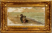 ANGELO LANDI OIL ON PORCELAIN,