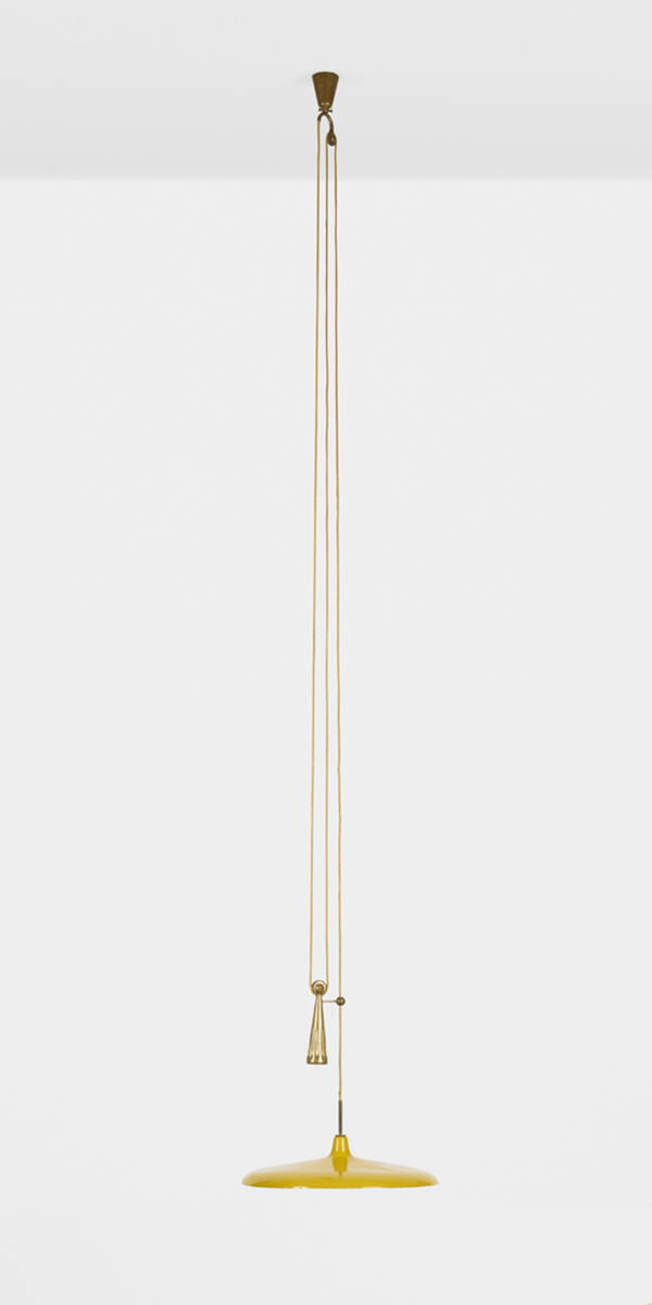Angelo Lelii. ceiling lamp, model