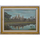 Angkor Wat Cambodia Oil Painti