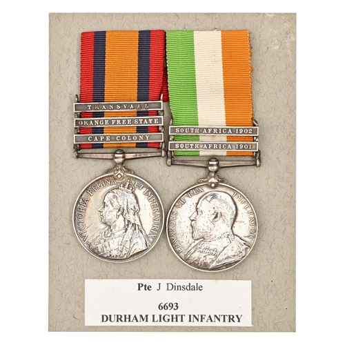 Anglo-Boer War, pair, Queen's South
