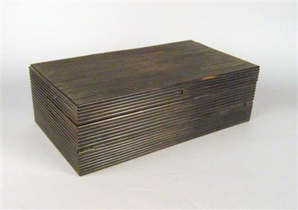 Anglo-Ceylonese ebony lap desk   