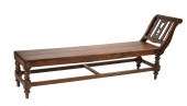 ANGLO-COLONIAL HARDWOOD CHAISE