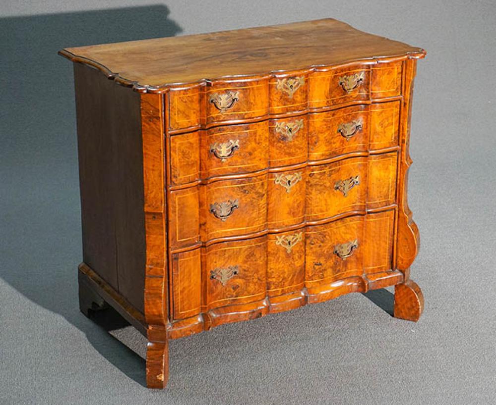 ANGLO-DUTCH BAROQUE STYLE SATINWOOD