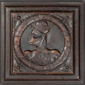 ANGLO-FRENCH CARVED OAK 'ROMAY