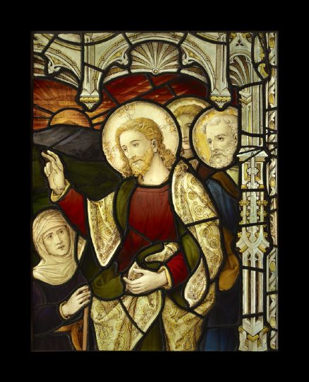 Anglo-German Stained and Enameled