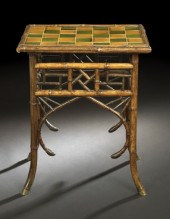 Anglo-Indian Bamboo and Tile O