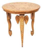ANGLO-INDIAN BONE INLAID ELEPH
