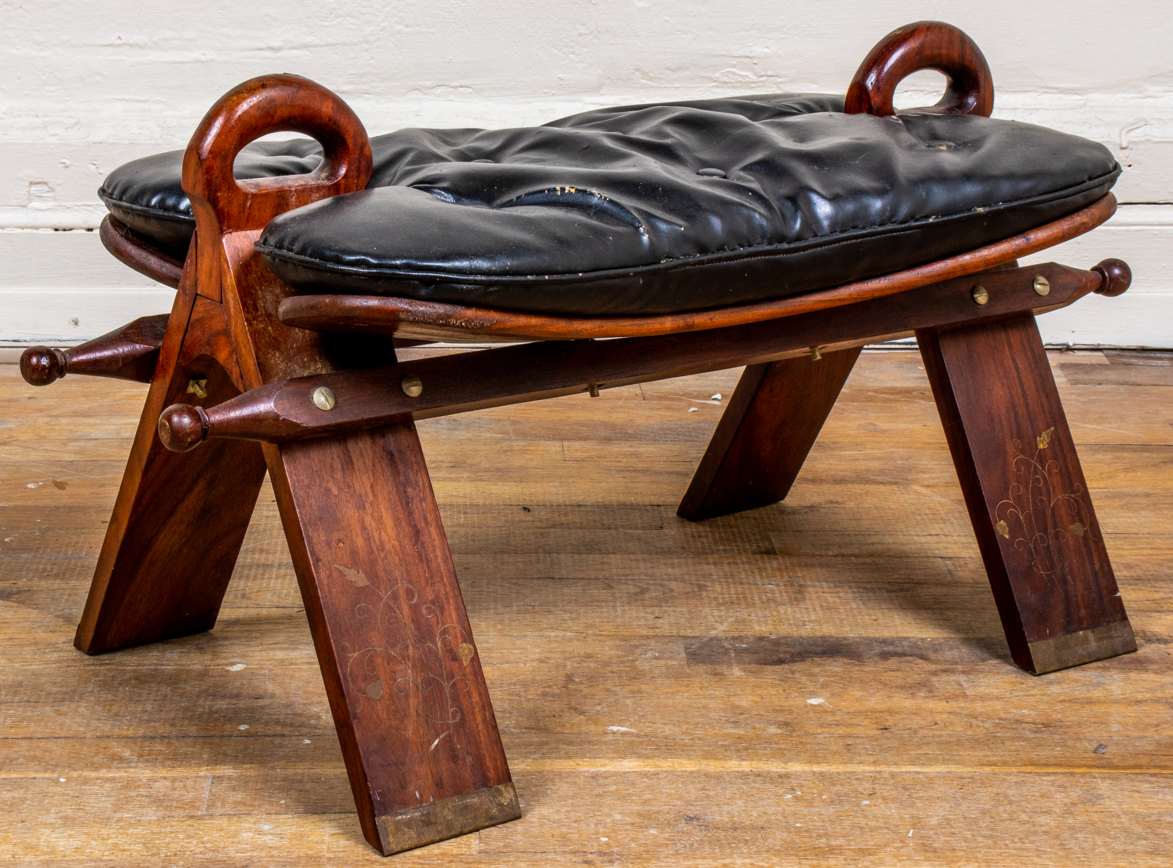ANGLO-INDIAN BRASS INLAID CAMEL