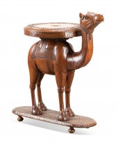 ANGLO INDIAN CARVED WOOD CAMEL