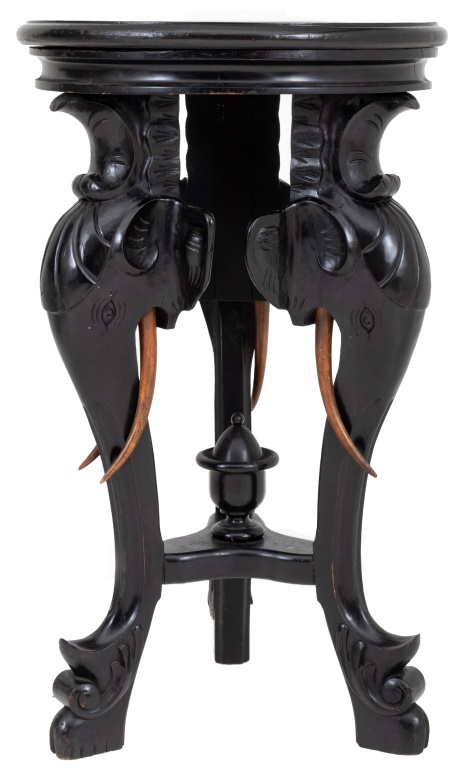 ANGLO-INDIAN ELEPHANT PEDESTAL OR