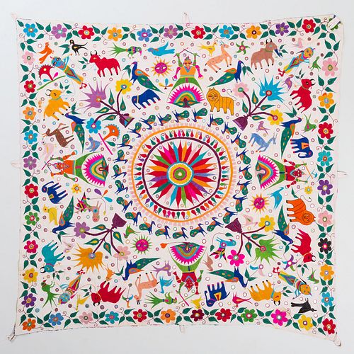 ANGLO INDIAN EMBROIDERED HOOKAH