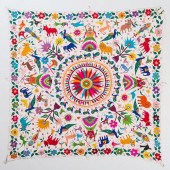 ANGLO INDIAN EMBROIDERED HOOKA