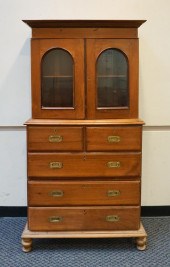 ANGLO-INDIAN HARDWOOD DOUBLE-D