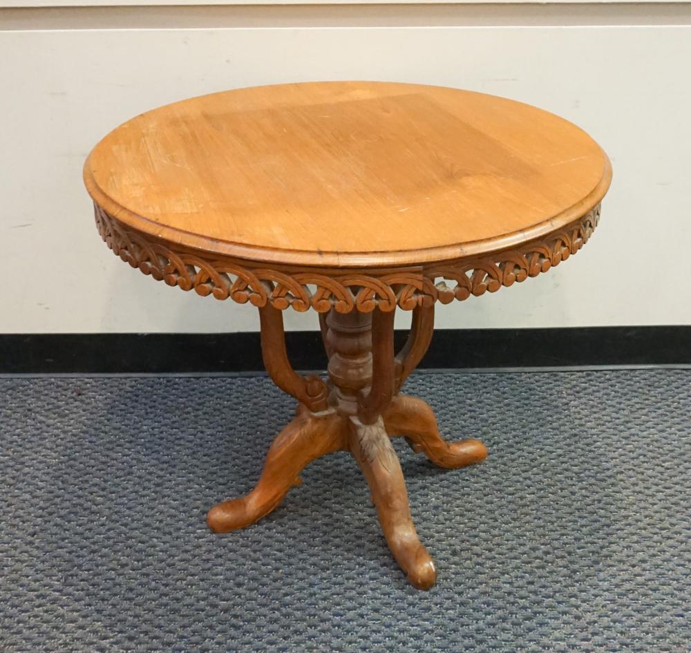 ANGLO-INDIAN HARDWOOD ROUND