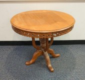ANGLO-INDIAN HARDWOOD ROUND CE