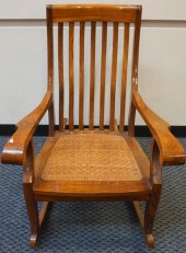 ANGLO-INDIAN HARDWOOD WOVEN SE