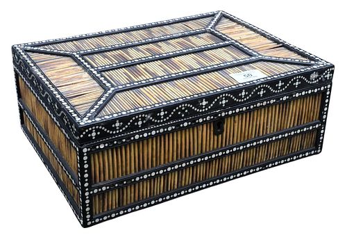 ANGLO INDIAN LIFT-TOP BOXAnglo