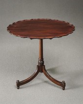 ANGLO-INDIAN MAHOGANY PIECRUST