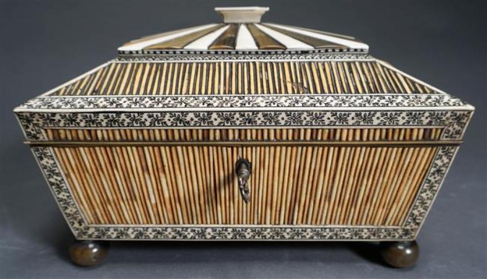 ANGLO-INDIAN PORCUPINE QUILL AND