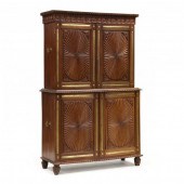 ANGLO-INDIAN ROSEWOOD AND BRAS