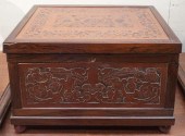 ANGLO-INDIAN ROSEWOOD AND LEAT