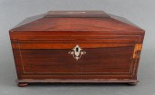 ANGLO INDIAN ROSEWOOD, BRASS,