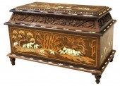 ANGLO-INDIAN ROSEWOOD TRUNK BO