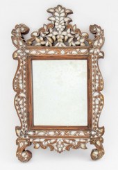 ANGLO-INDIAN SHELL INLAID WOOD