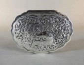 ANGLO-INDIAN SILVER BOX, 19TH