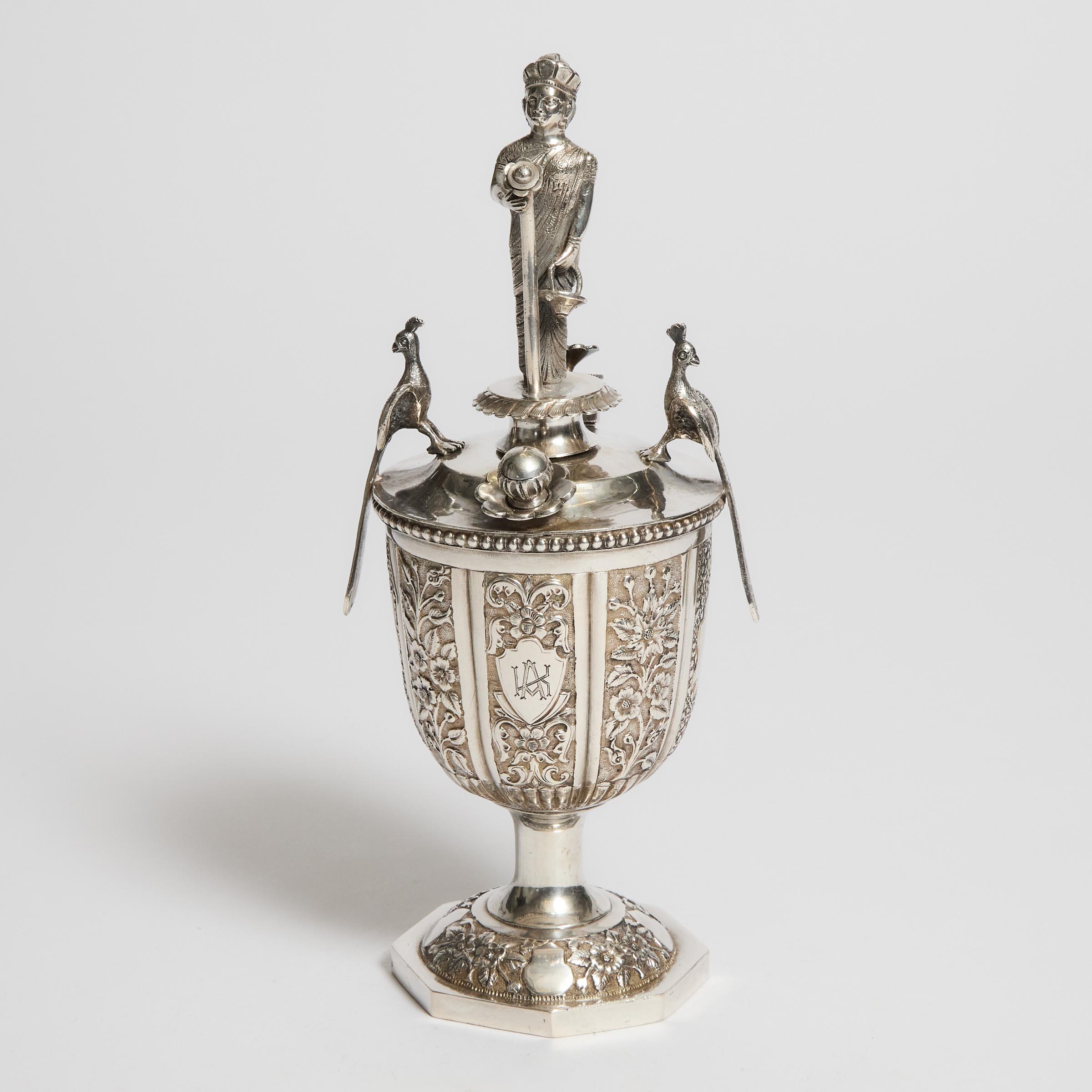 Anglo-Indian Silver Figural