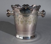 ANGLO-INDIAN SILVERPLATE WINE
