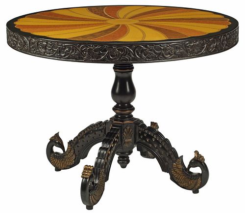 ANGLO-INDIAN SPECIMEN WOOD INLAID