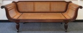 ANGLO-INDIAN TEAK AND CANED SE