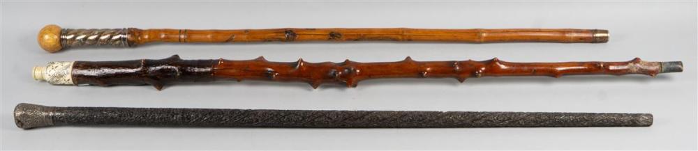 ANGLO INDIAN WALKING STICKS, 19TH