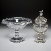 ANGLO-IRISH CUT CRYSTAL COMPOR