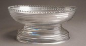 ANGLO-IRISH CUT-CRYSTAL OVAL T